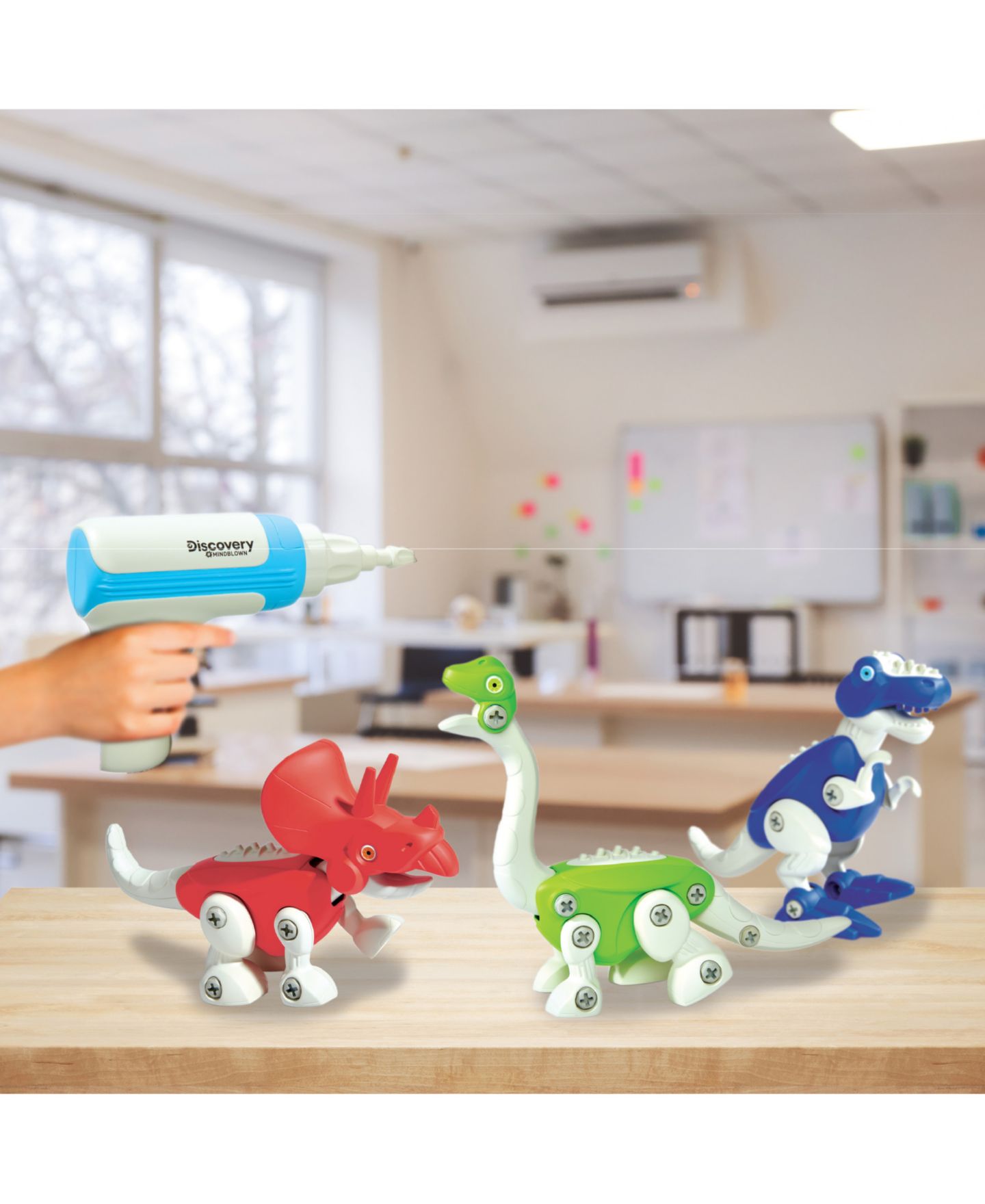 Детский конструктор Discovery Dinosaur #Mindblown 3-Model Building Set, Ages 4+ — фото 5