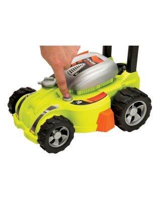 Tuff Tools Lights Sound Power Mower Toy Tool