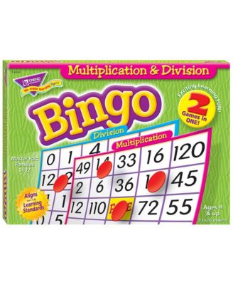 Trend Enterprises Multiplication Division Bingo Skill Game