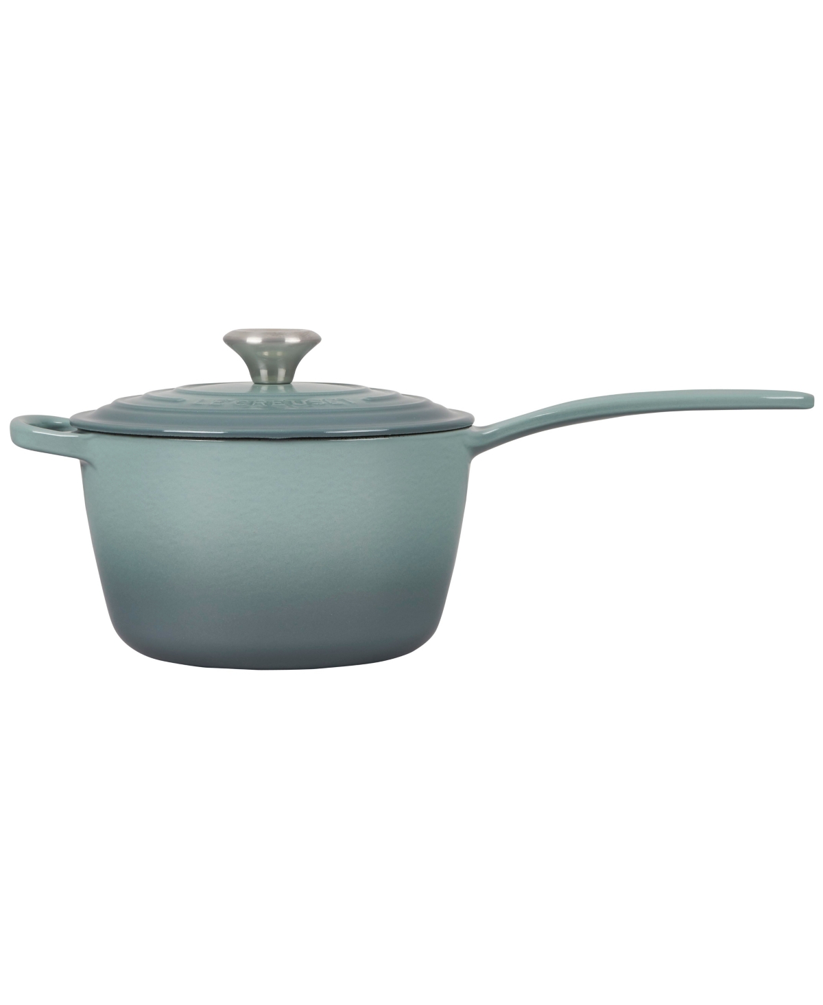 Le Creuset 2.25 Quart Enameled Cast Iron Saucepan With Lid In Sea Salt