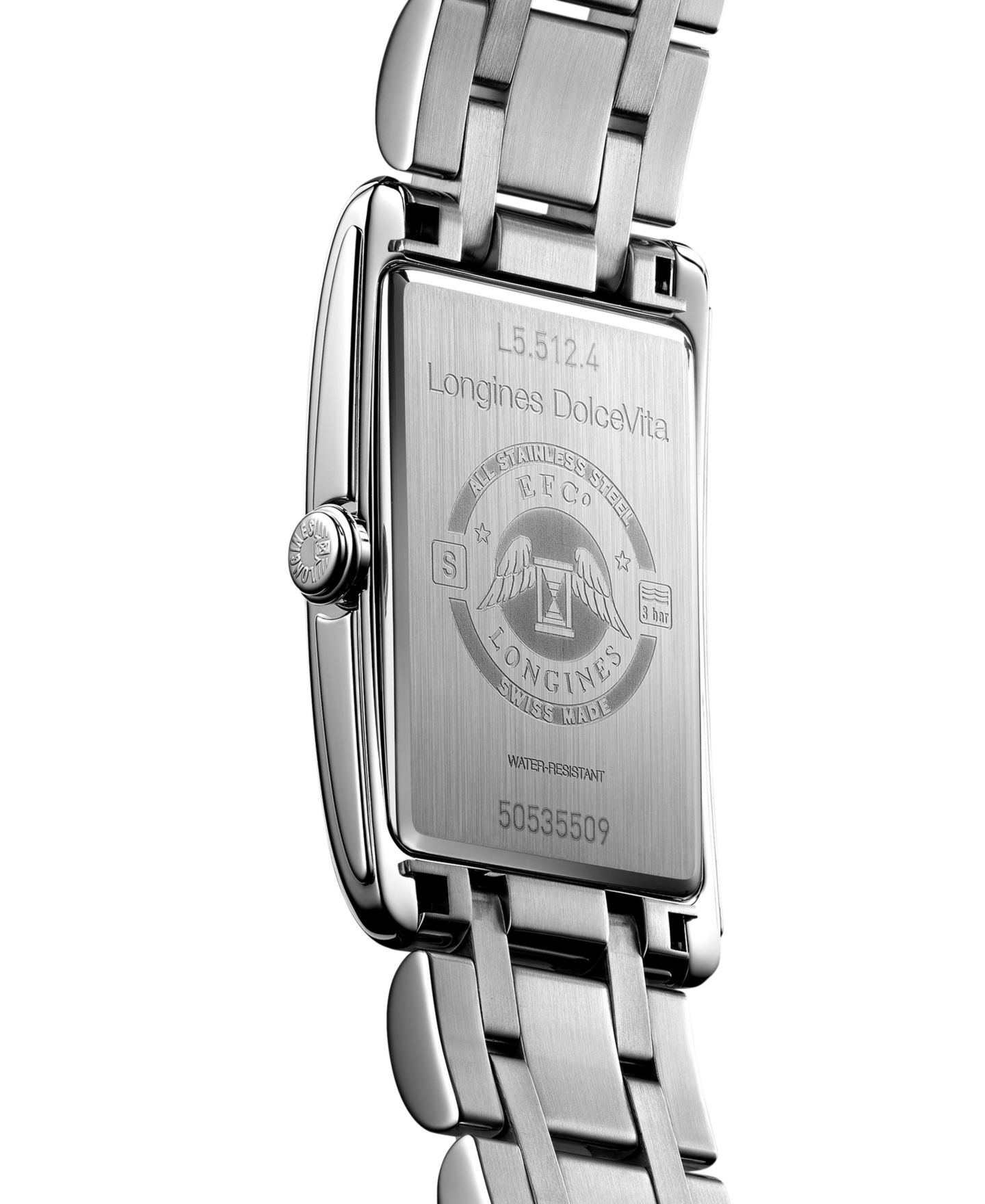 Женские часы Longines Swiss DolceVita Stainless Steel Bracelet Watch 23mm — фото 2