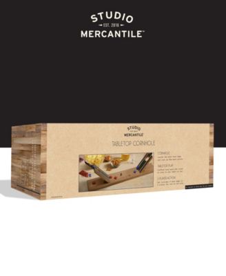 Studio Mercantile Wooden Tabletop Cornhole Game Set, 11 Pieces