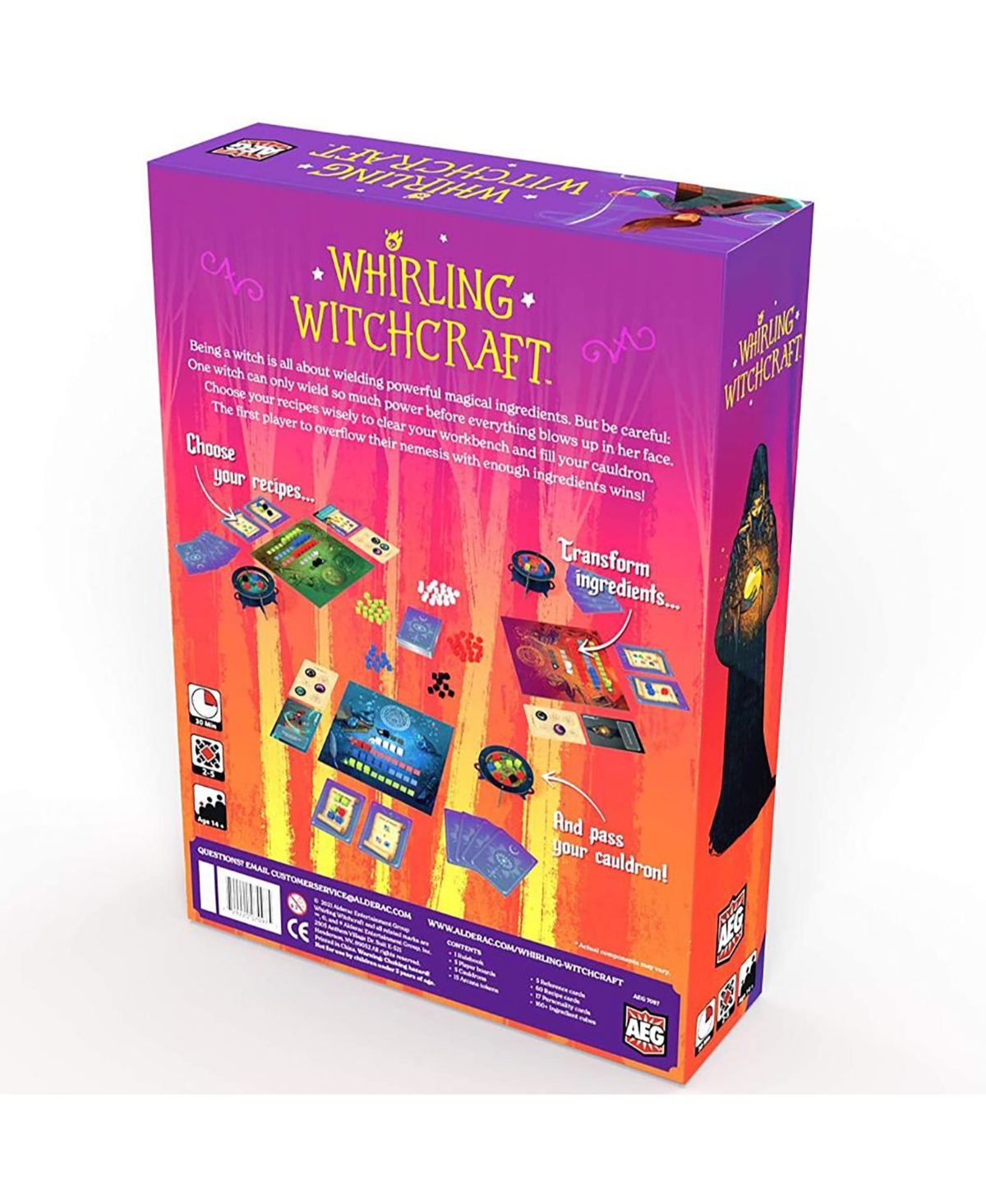 Shop Alderac Entertainment Group Whirling Witchcraft Magical Board Game  Aeg In Multi