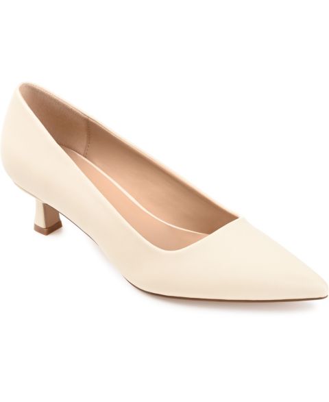 Женские туфли Journee Collection Celica Kitten Heel, цвет: Телесный