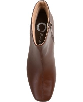 Women's Kelssa Square Toe Kitten Heel Dress Booties