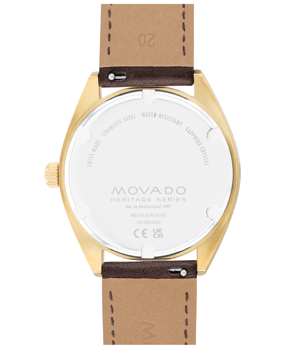 Movado chocolate watch clearance
