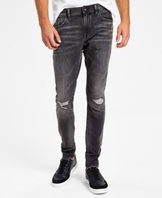 A|X Armani Exchange Men's Super Skinny Destroyed Jeans - Macy's