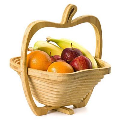 Dried Fruit Apple Tray, Trivet, and Fruit Basket