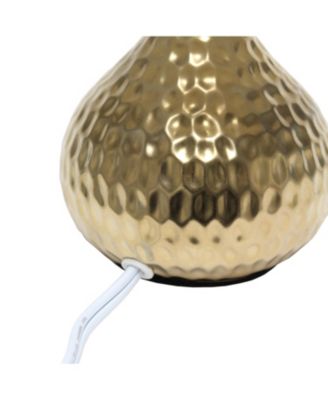 Hammered Drip Mini Table Lamp