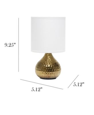 Hammered Drip Mini Table Lamp