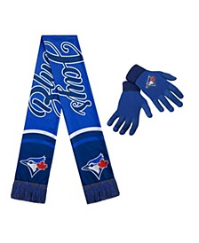 Women's Toronto Blue Jays Glove and Scarf Set