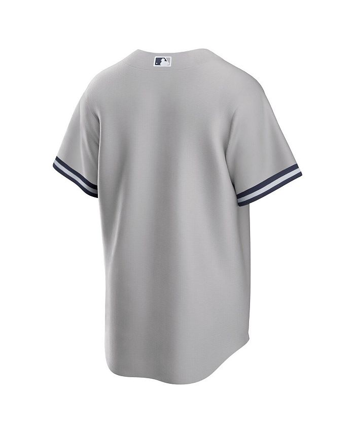 Nike Men's Gray New York Yankees Road Replica Team Jersey - Macy's