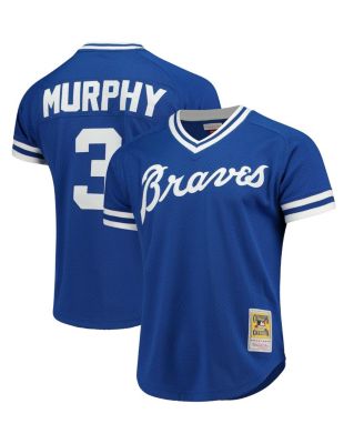 Men s Mitchell Ness Dale Murphy Royal Atlanta Braves Cooperstown Mesh Batting Practice Jersey Macy s