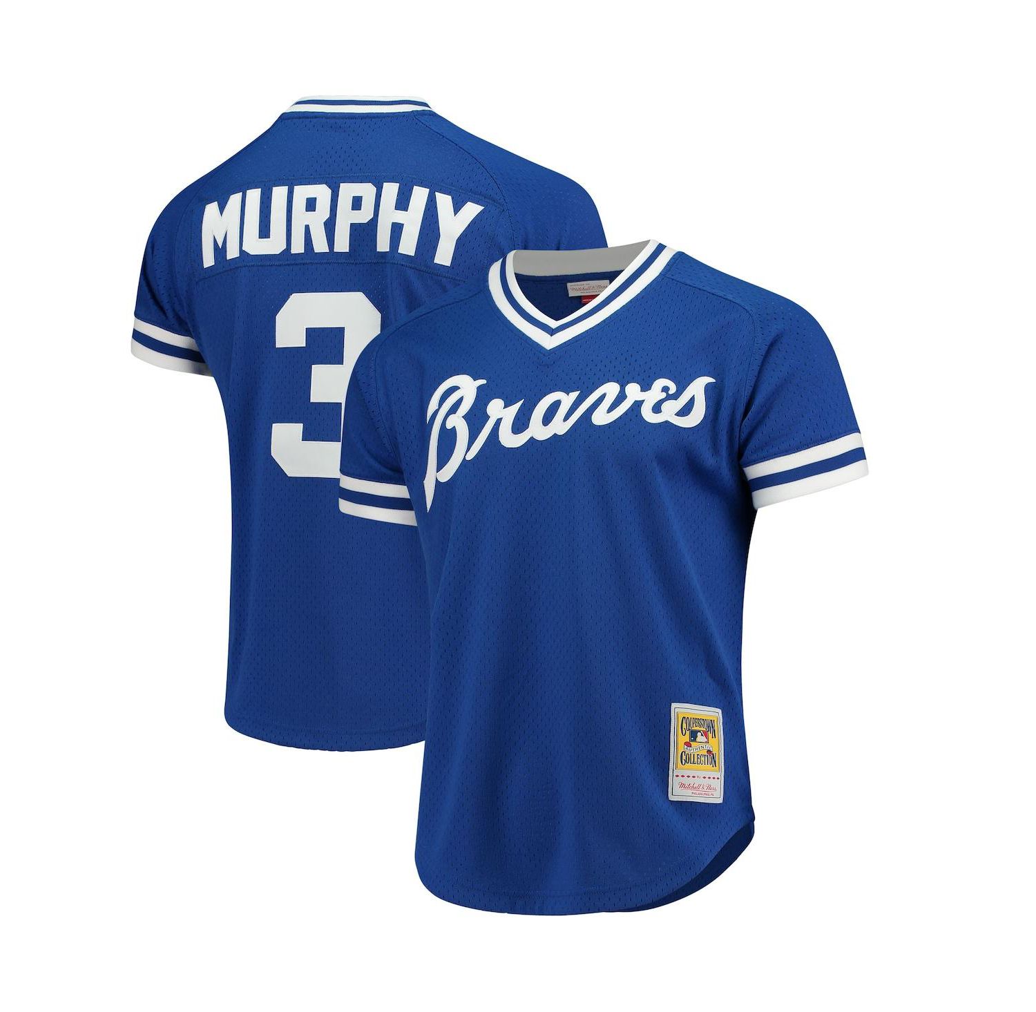 Men's Dale Murphy Royal Atlanta Braves Cooperstown Mesh Batting Practice Jersey