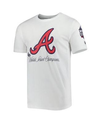 Men's White Atlanta Braves Historical Championship T-shirt