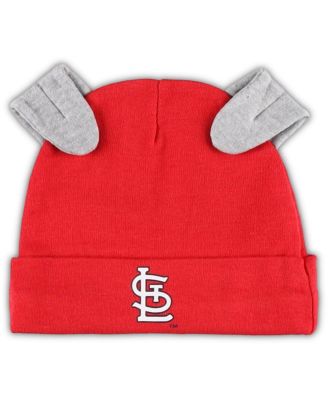 Newborn and Infant Boys and Girls Red, White St. Louis Cardinals Dream Team Bodysuit Hat and Footed Pants Set