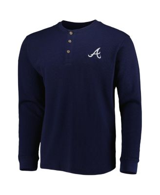 Men's Atlanta Braves Navy Maverick Long Sleeve T-shirt