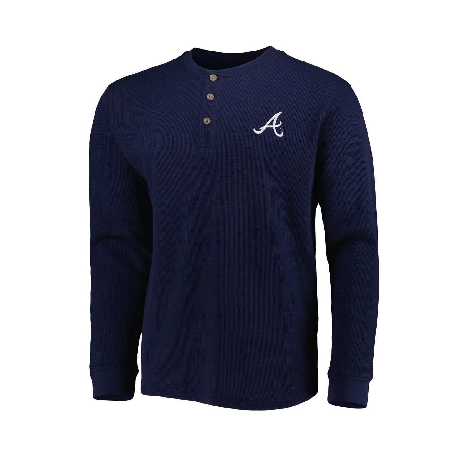 Men's Atlanta Braves Navy Maverick Long Sleeve T-shirt