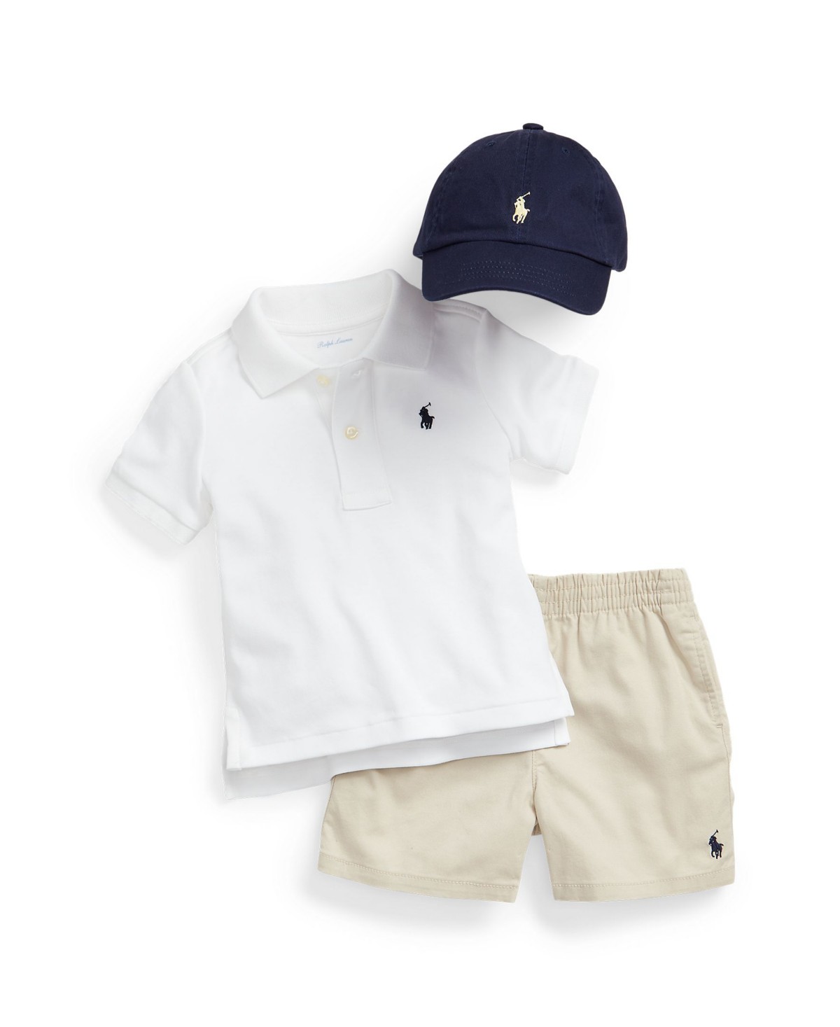 Детские Polo Ralph Lauren Baby Boys Cotton Chino Baseball Cap — фото 4