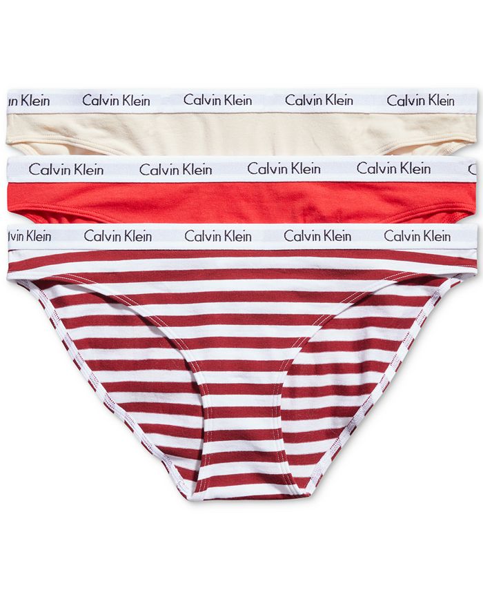 Calvin Klein Women`s Carousel Cotton Boyshorts 3 Pack
