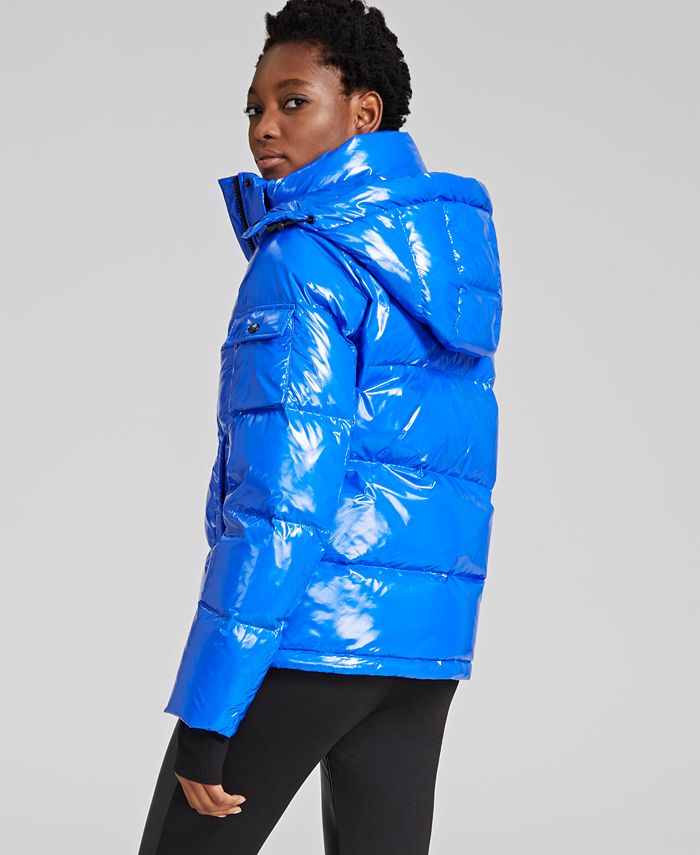 S13 Ella Lacquer Hooded Down Puffer Coat & Reviews - Coats & Jackets ...