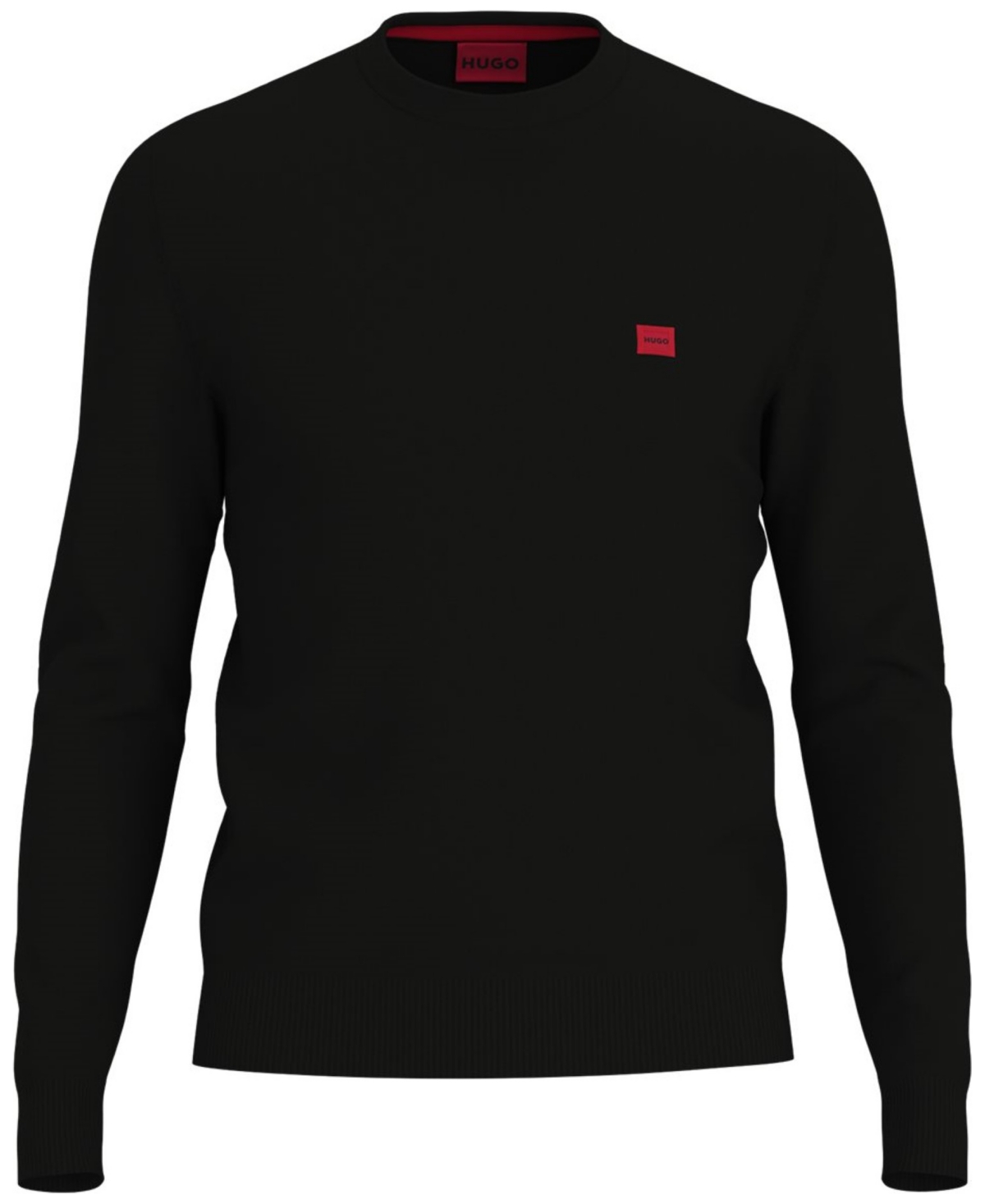 Shop Hugo Boss Hugo By  Men's San Cassius Logo Sweater, Created For Macy's In Black