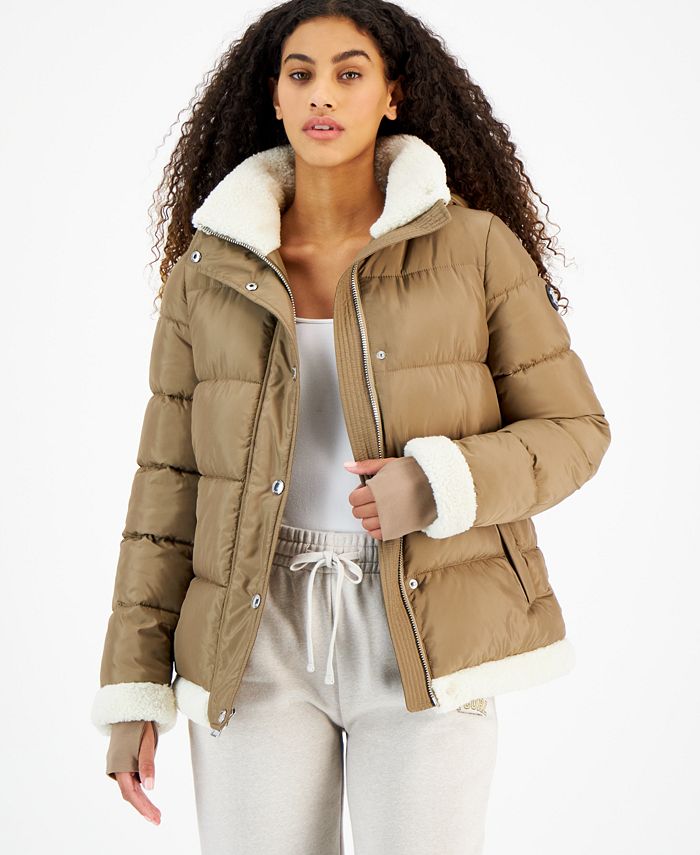 Michael Kors Women's Hooded Faux-Fur-Trim Puffer Coat, Created for Macy's &  Reviews - Coats & Jackets - Women - Macy's