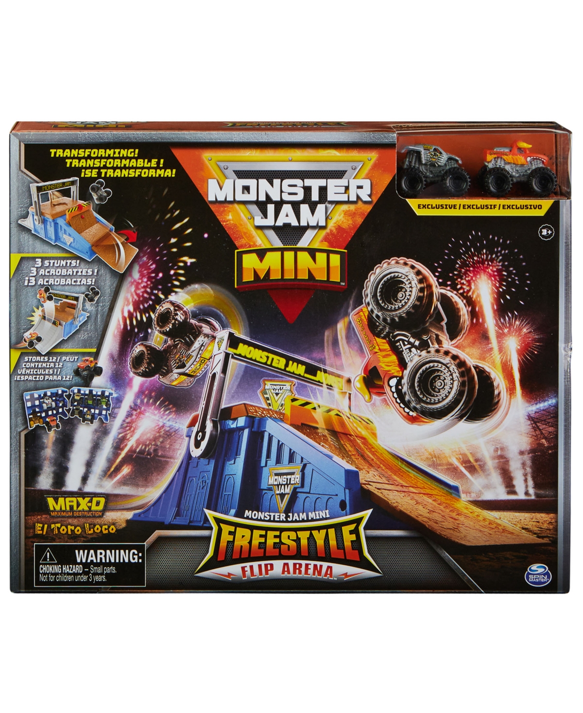 Shop Monster Jam Freestyle Flip Playset In Multicolor