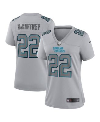 Youth Nike Christian McCaffrey Gray Carolina Panthers Atmosphere Game Jersey