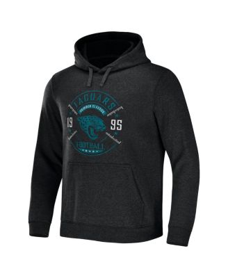 Men's NFL x Darius Rucker Collection by Heather Charcoal Jacksonville Jaguars Radar Pullover Hoodie