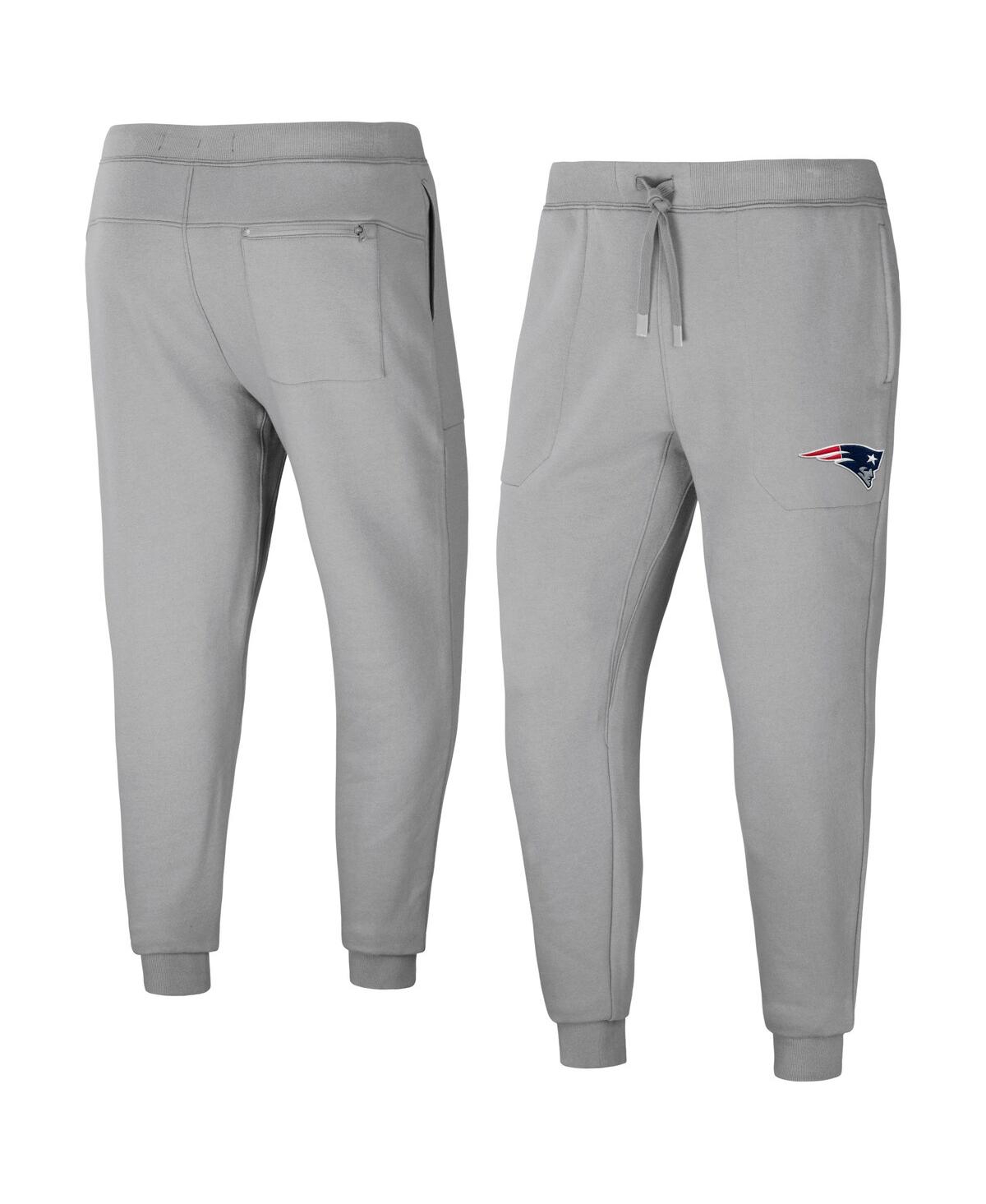 Shop Fanatics Men's Nfl X Darius Rucker Collection By  Gray New England Patriots Fleece Jogger Pants