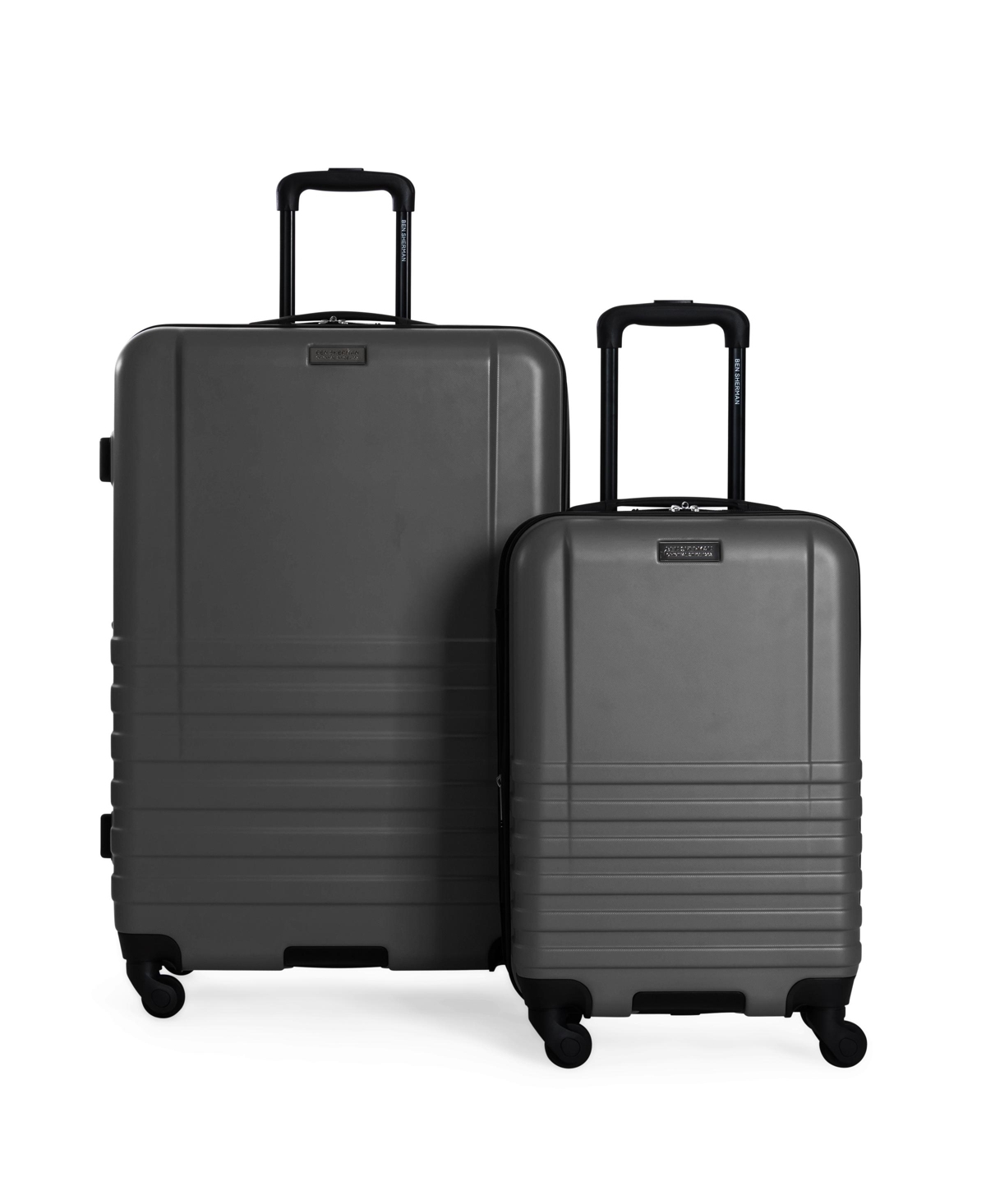 Hereford 2-Piece Lightweight Hardside Expandable Spinner Luggage Set - Gray