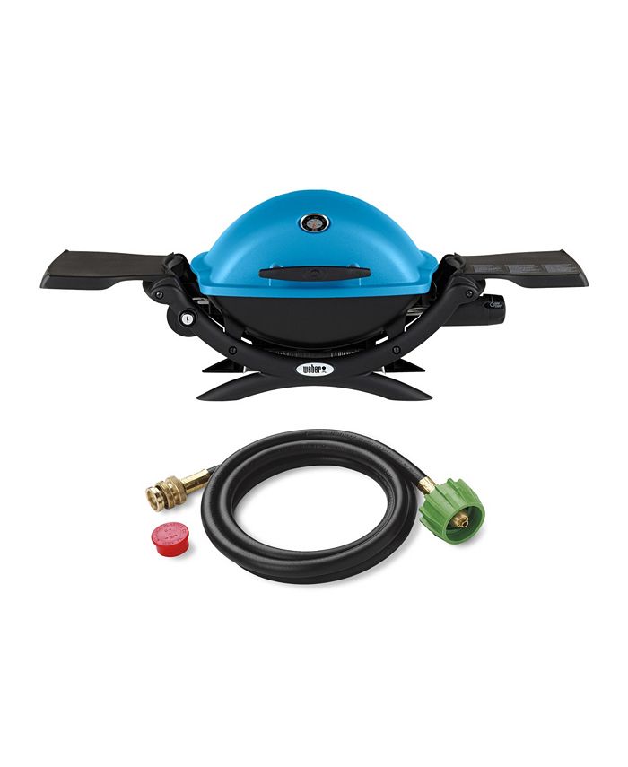 er Q 1200 Gas Grill (Blue) And Adapter Hose Macy's