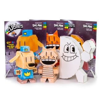 Cubles Dog Man ColorMe Philly - Build Your Own 3D Buildable STEM Toy ...