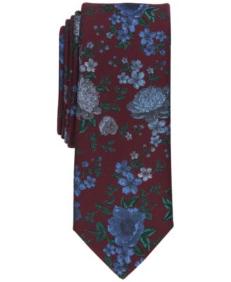 Bar III - Men's Bristol Floral Skinny Tie