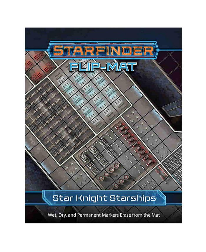 Starfinder Flip-Mat: Star Knight Starships - Mappa Tattica 24x30 Pollici Per Giochi Di Ruolo - Navi Stellari Knights Of Golarion