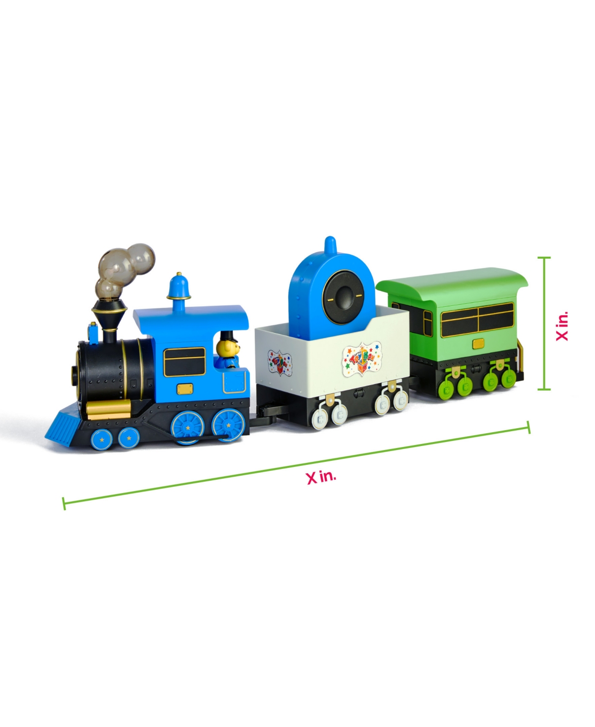 Shop Geoffrey's Toy Box Rc Toyland Train With Lights And Sounds Set, Created For Macy's In Red
