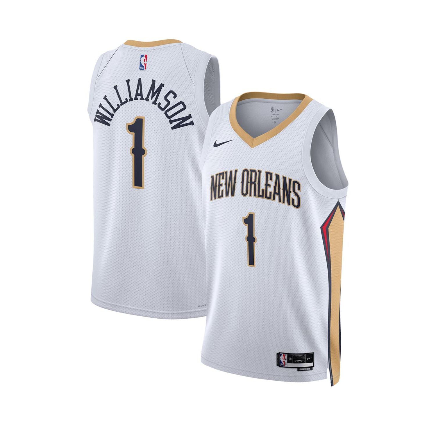 Men's Zion Williamson White New Orleans Pelicans Swingman Jersey - Association Edition