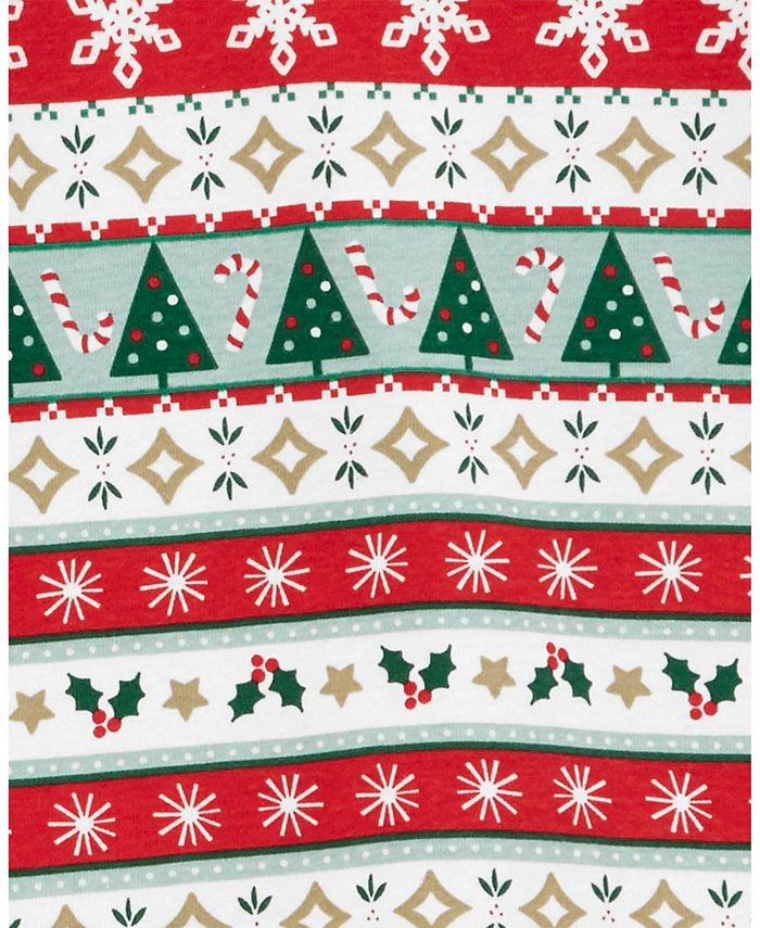 Christmas Snowflake Fair Isle Print Comfortable Soft Lounge Pajama Pan -  SimplyCuteTees