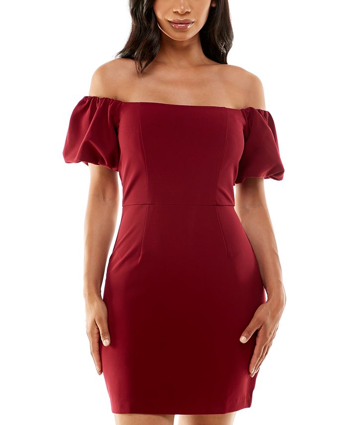 Red bodycon sales dresses for juniors
