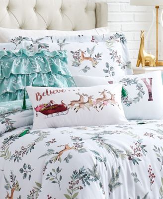 Happy Holidays Reversible 6-Pc. Comforter Set, Twin