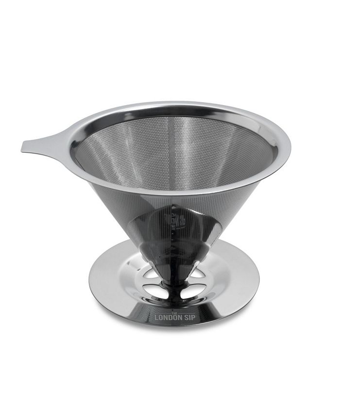 London Sip Stainless Steel Espresso Maker, 6 Cup