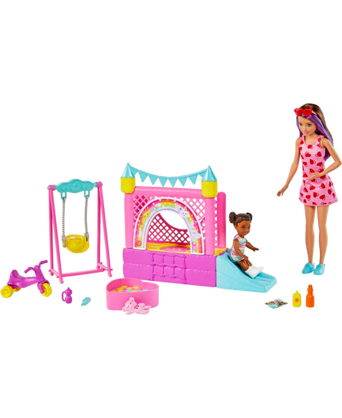 Barbie Kids' Skipper Babysitters Inc Doll And Accessories Set In Multi