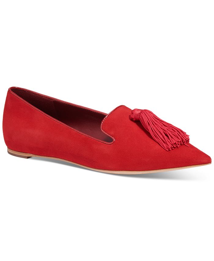 kate spade new york Women's Adore Tassel Pointed-Toe Loafer Flats & Reviews  - Flats & Loafers - Shoes - Macy's