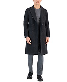 Boss Men's Miroy Slim-Fit Double-Breasted Overcoat