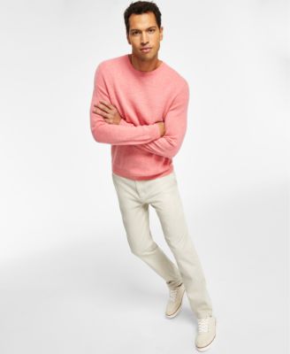 Mens Four Way Stretch Pants Cashmere Crewneck Sweater Created For Macys