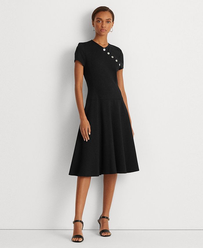 Lauren Ralph Lauren Women's Ponte Short-Sleeve Dress - Macy's