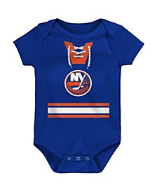Newborn and Infant Boys and Girls Royal New York Islanders Jersey Bodysuit