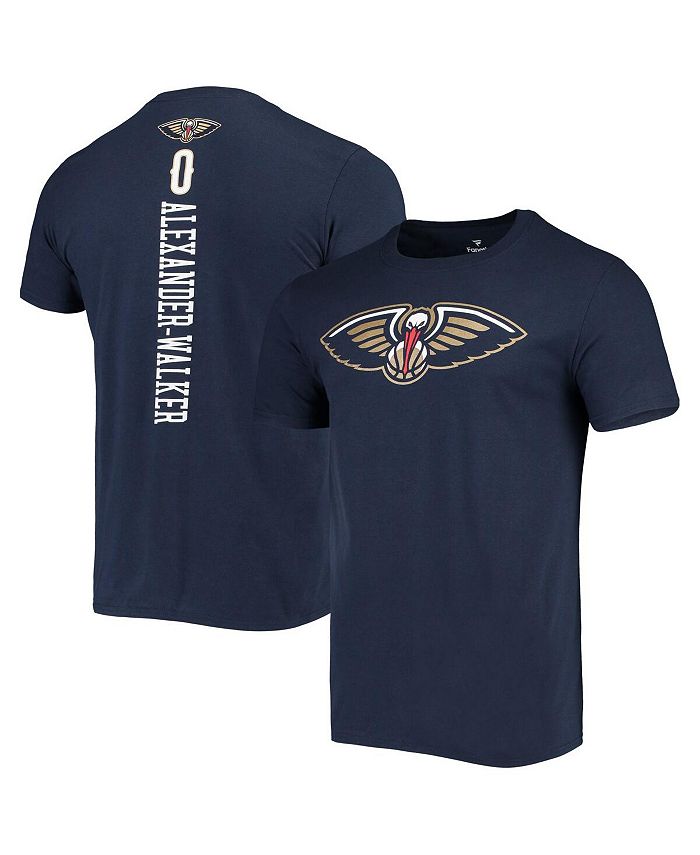 Men's Mitchell & Ness Black/Navy New Orleans Pelicans Logo