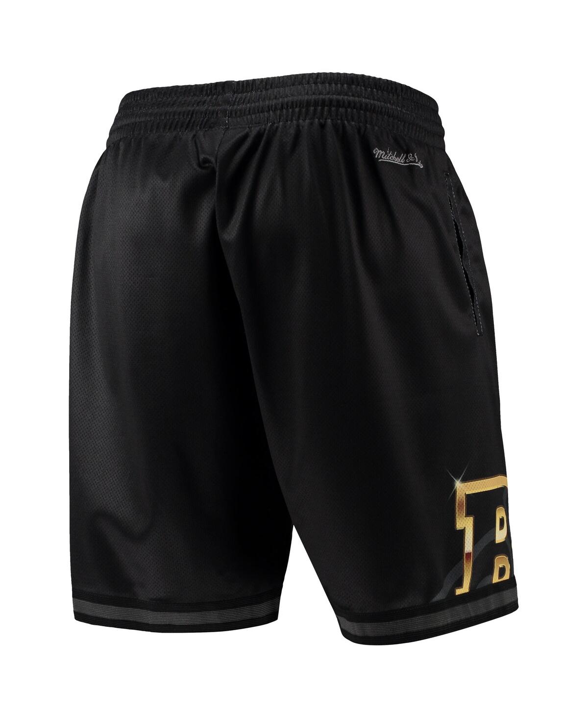 Mitchell & Ness Men's  Black Milwaukee Bucks Big Face 4.0 Fashion Shorts In Black